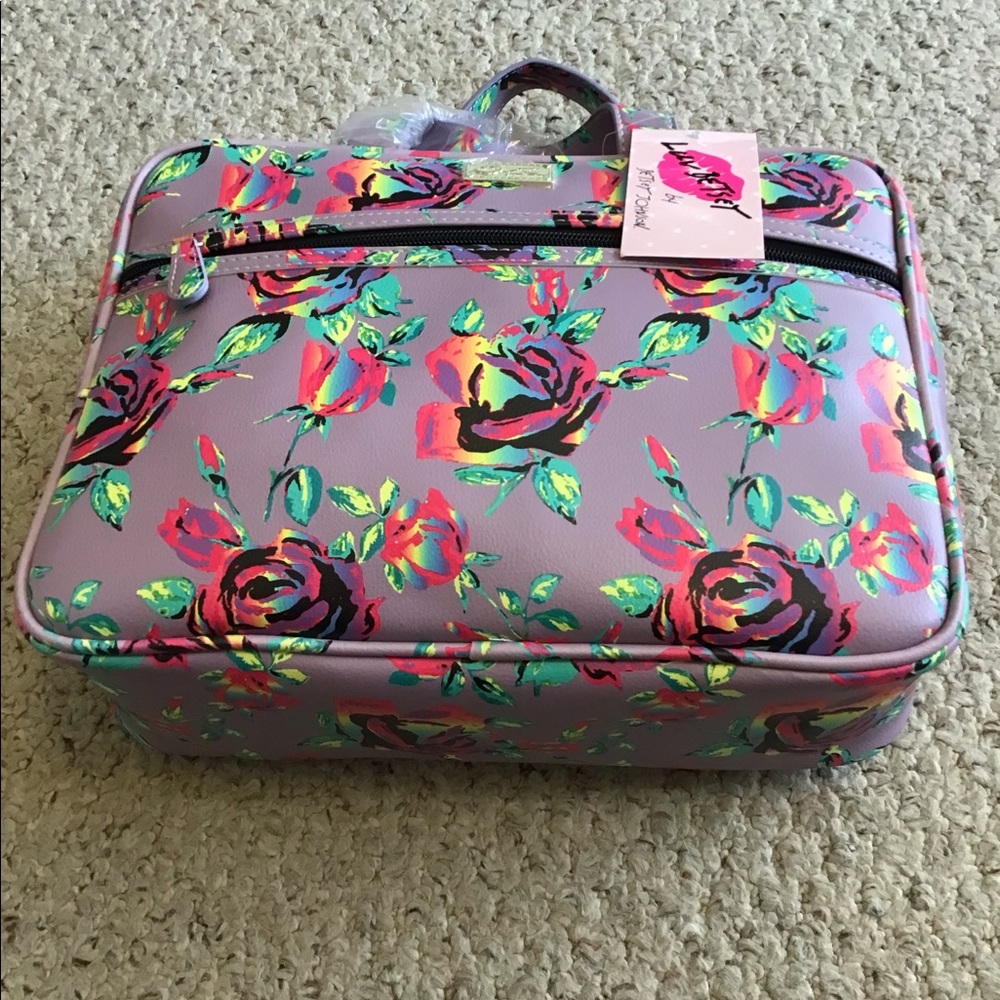 BETSEY JOHNSON LOVE BETSEY ROSE TOP HANDLE WEEKENDER BAG NWT